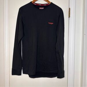 Wrangler Men's Black Long Sleeve Performance Shirt Size Medium